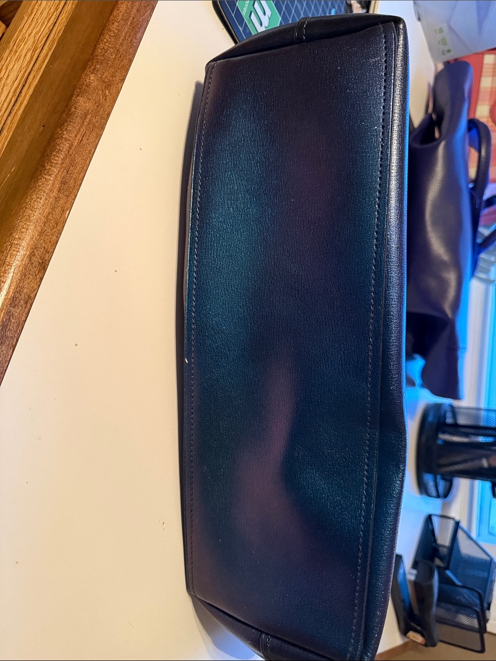 Coach Leather Tote Bag in Black - Picture 3 of 4